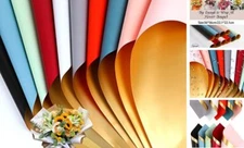  20 Sheets Double Sided Gloden Flower Double Sided Golden-20Sheet/10Colors