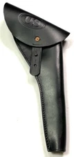 INDIAN WARS US ARMY M1873 REVOLVER PISTOL LEATHER HOLSTER-BLACK "US STAMPED"