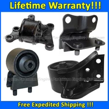K0086 Motor & Transmission Mount Set 4pc For 1998-2000 Mazda 626 2.0L AUTO