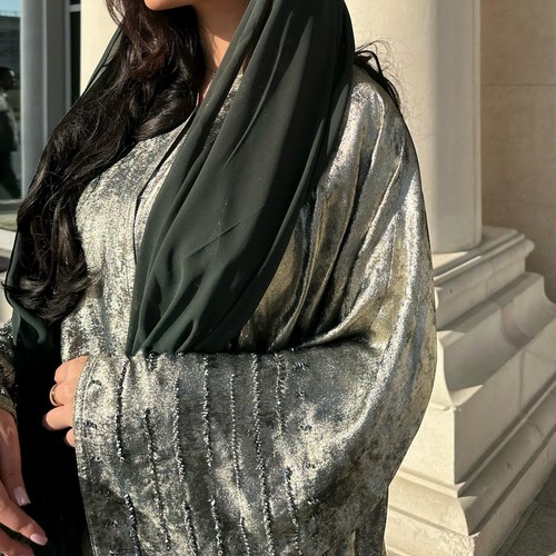 Dubai Women Muslim Open Abaya Cardigan Turkey Kaftan Ramadan Long Robes Gown New - Foto 17 di 29