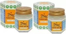 2 x Tiger Balm (White) Super Strength Pain Relief Ointment 21ml Each usps ship