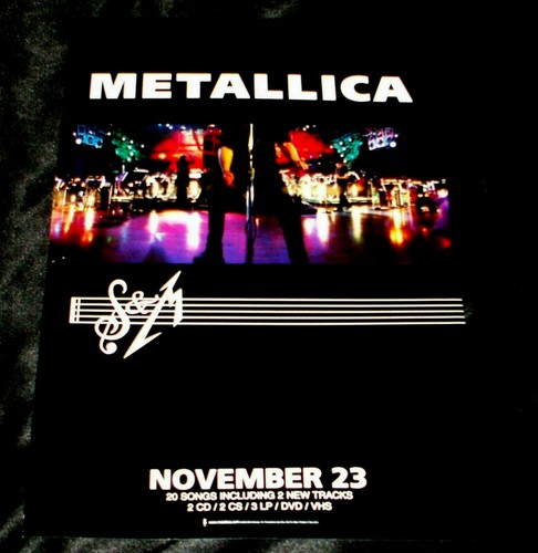 PROMO POSTER 1999 album pre-release 
