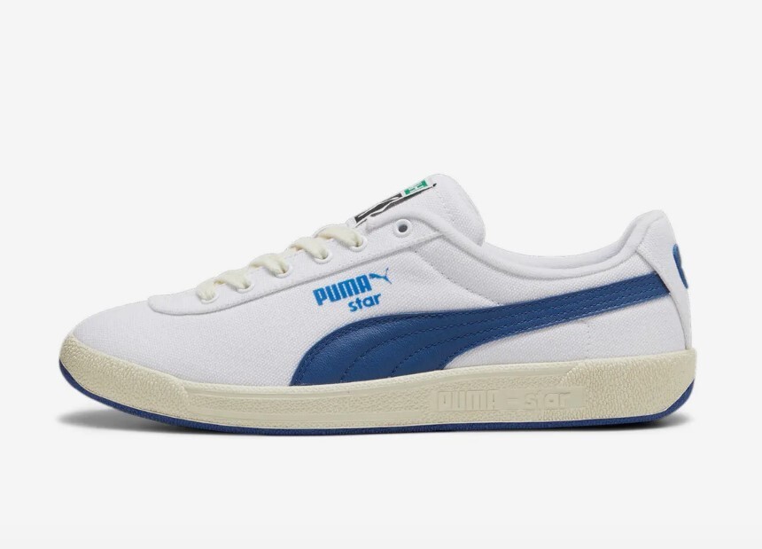 スニーカー ^PUMA^ Puma Noah Star CVS LFS White Blue 39612301 396123-01 PUMA Star CVS LFS NOAH 396123 01 men's shoes White Clyde