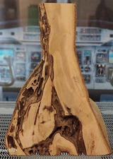 UNFINISHED ART IN PROGESS, 2-sided STATUE made of  SWEET VIBURNUM WOOD.