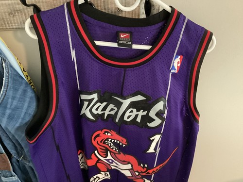 Tracy Mcgrady Toronto Raptors Nike Men’s Purple Jersey Awesome! Clean SZ 56...