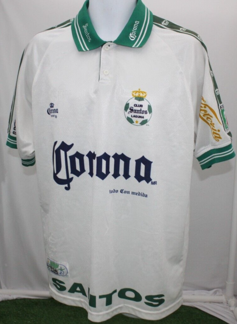 Santos Laguna 100% authentic Corona Sport Size Large 1997-1998 | eBay
