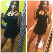 Black Mini Bodycon dress Small 