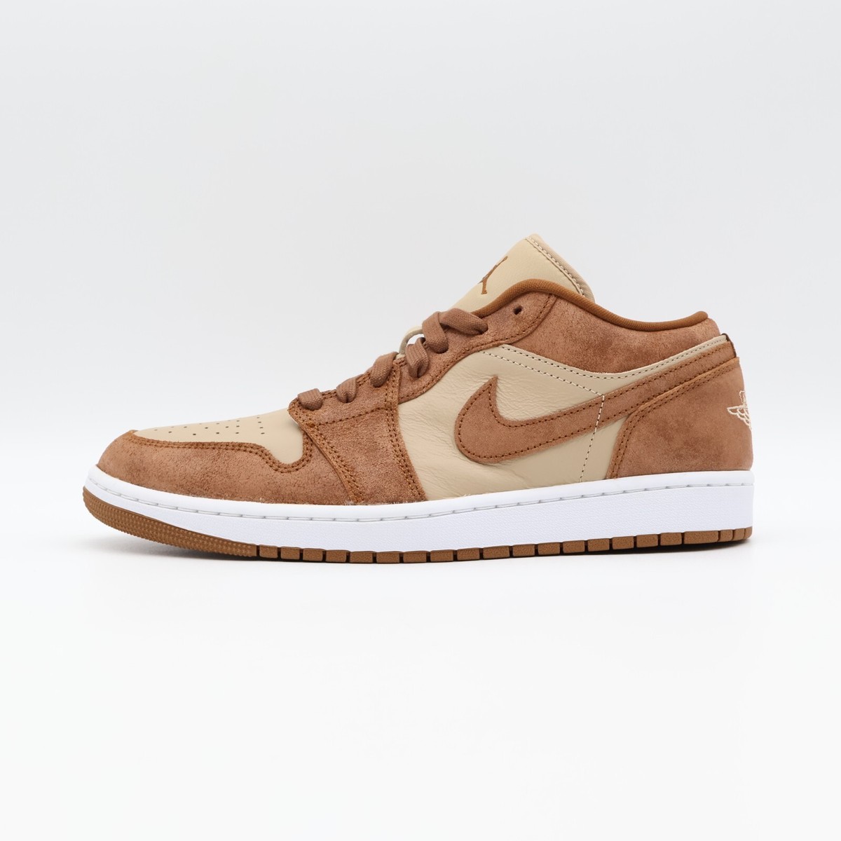 FJ3453-200 Nike Air Jordan 1 Low SE Legend Medium Brown Sail