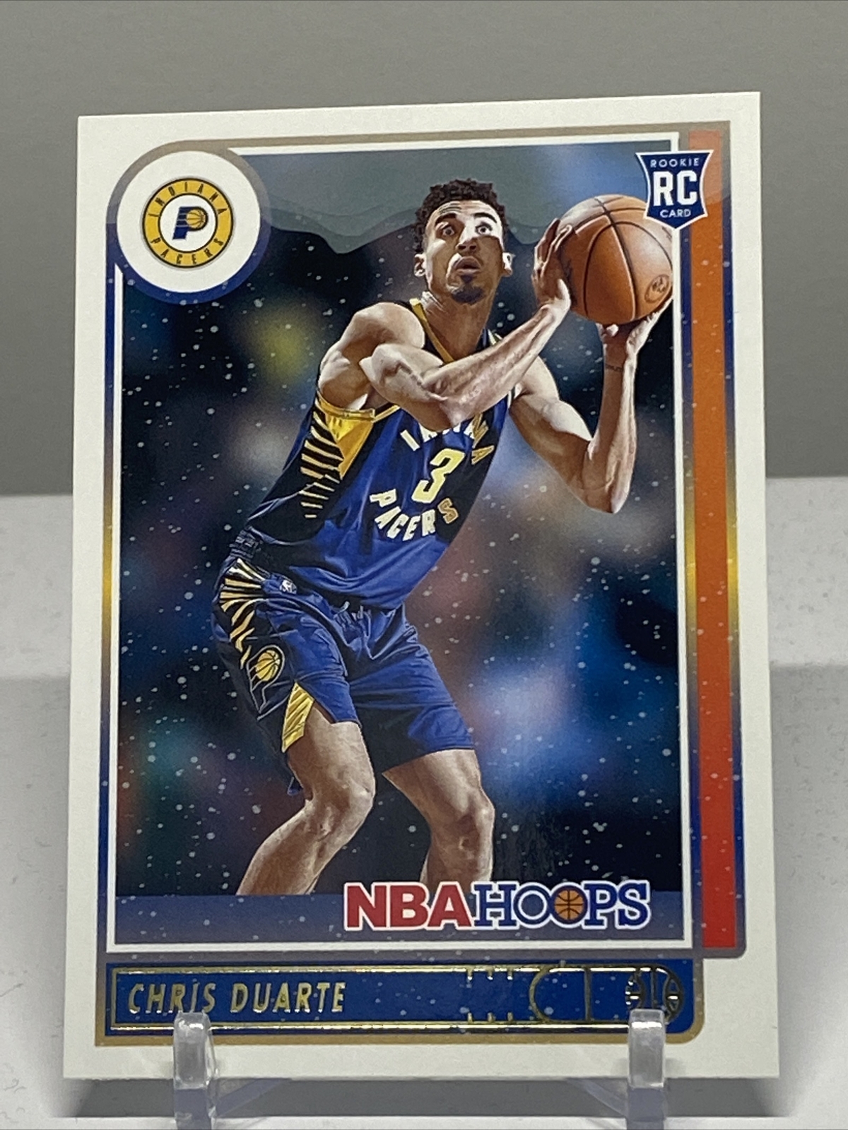 Chris Duarte 2021-22 Panini NBA Hoops Winter Holiday RC #236 Pacers Rookie