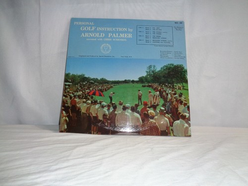 ARNOLD PALMER 1962 DOUBLE LP Record GOLF INSTRUCTIONS FROM DRIVER THRU PUTTER - Picture 3 of 4