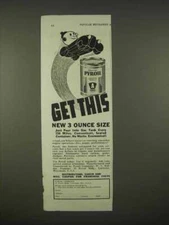 1938 Pyroil Oil Ad - Get This New 3 Ounce Size