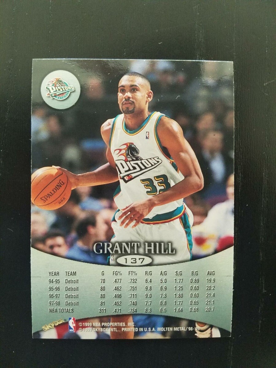 1998-99 SkyBox Molten Metal Supernatural #137 GRANT HILL Detroit 