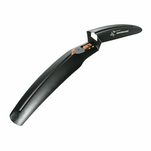 Set Parafanghi Per Bici Pieghevole 12/14 Pollici - In PP Nero, Resistente UV, Con Staffe Di Montaggio