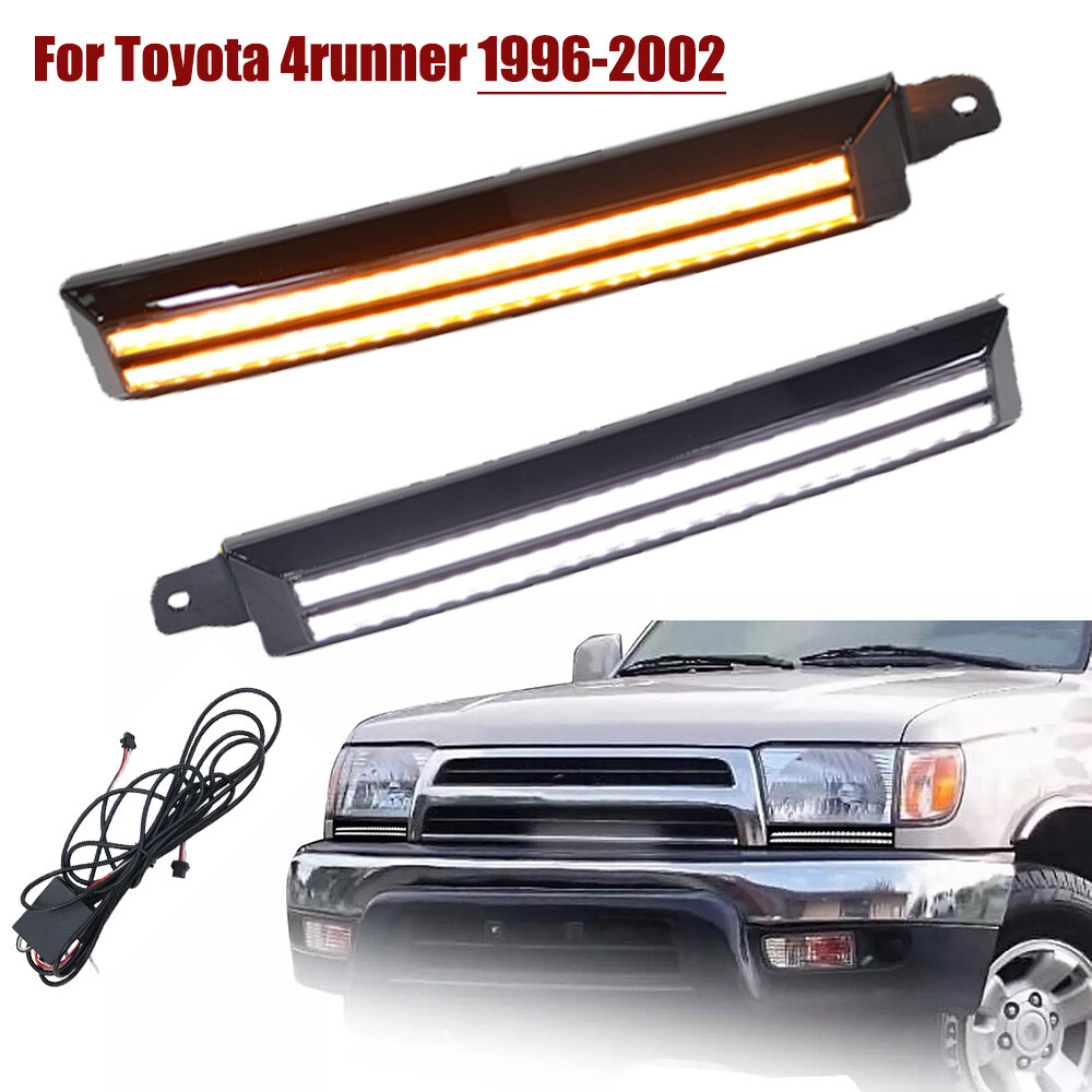 For 1996-02 Toyota 4runner LED DRL Daytime Running Light Fog Lamp