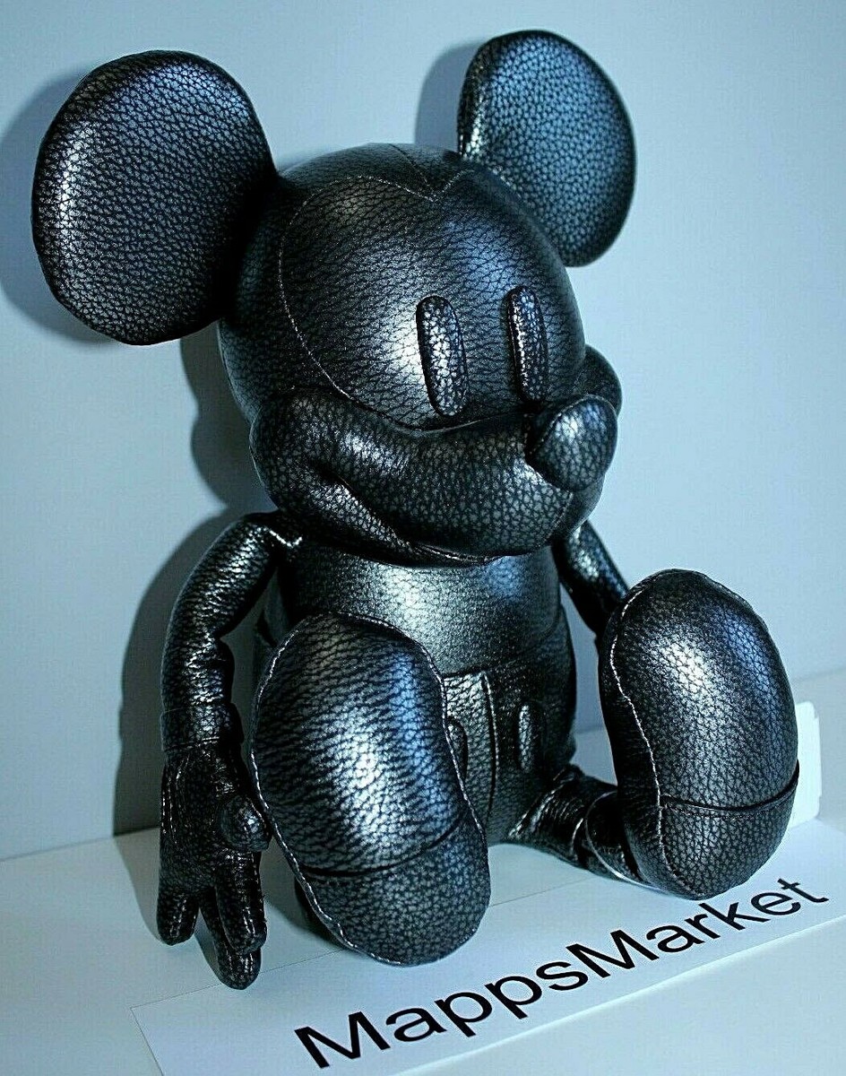 NWT Authentic DISNEY X COACH Mickey Mouse Leather Collectible Doll