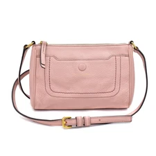 Marc Jacobs Empire City Rose / Light Pink Pebbled Leather Crossbody Bag