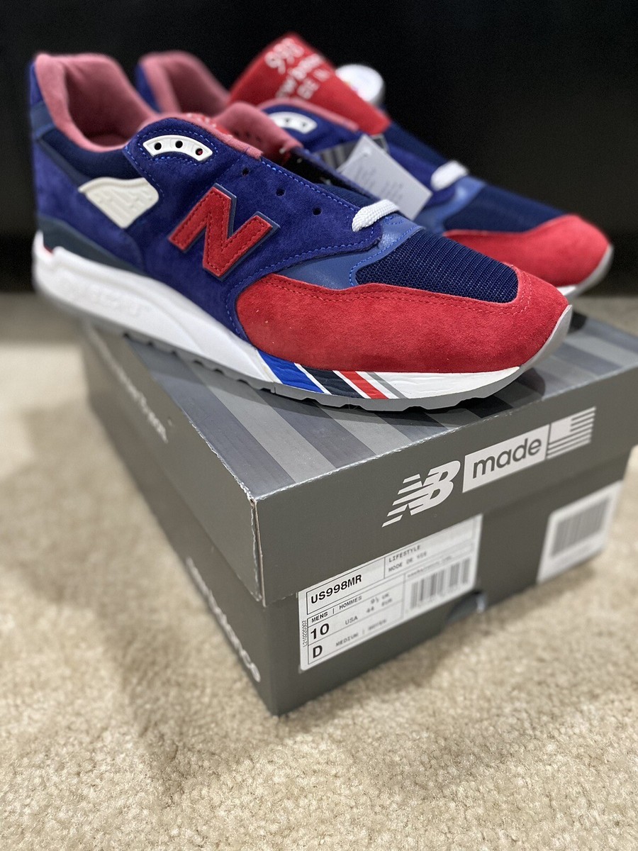 New Balance 998 - MADE Responsibly - US998MR - Navy & Red New Balance 998 - MADE Responsibly - US998MR - Navy & Red