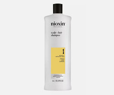 NIOXIN System 1 Cleanser Hair Thickening Shampoo 33.8oz / 1 Liter- Free Shipping 0.74 per gallon