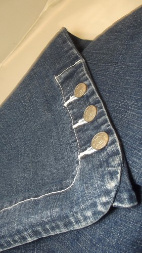 Bonprix Pantalone Jeans Denim 3/4 Donna Blu Taglia Eu42 46 W32 Xl Extralarge - Picture 9 of 13