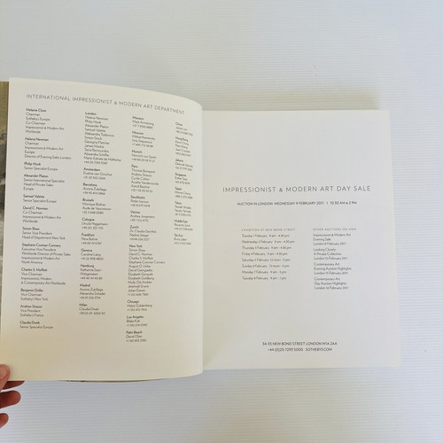 Sotheby's London, 2 x Books, Impressionist and Modern Art Day and Evening Sales - Picture 9 of 24