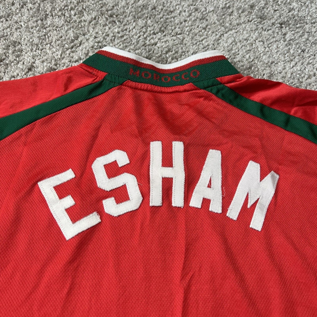MOROCCO 2000 2001 2002 HOME FOOTBALL SHIRT SOCCER JERSEY MOROCCO 2000 2001 2002 HOME FOOTBALL SHIRT SOCCER JERSEY