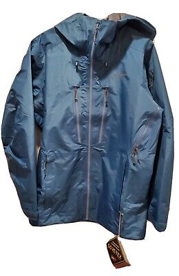 Patagonia Men's PowSlayer Jacket Small Wavy Blue - Gore-tex Patagonia Men's PowSlayer Jacket Small Wavy Blue - Gore-tex