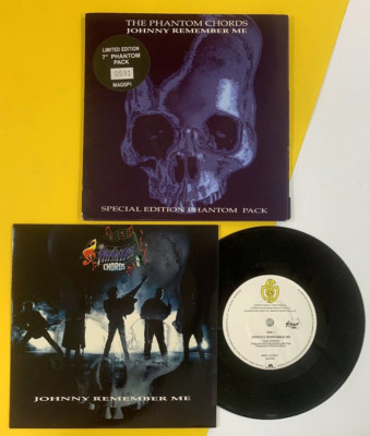 PHANTOM CHORDS Johnny Remember 1990 UK 45 Dave Vanian LTD ED #'d