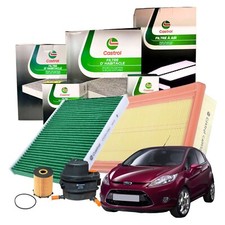 Kit Tagliando Completo Castrol 4 Filtri Ford Fiesta VI 1.4 TDCI