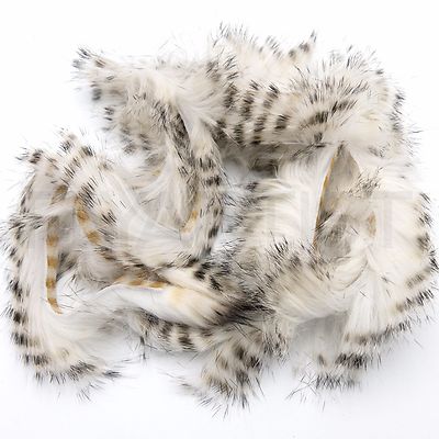 BLACK BARRED RABBIT STRIPS - Hareline Fly & Jig Tying Zonker Fur 20+ Colors NEW!