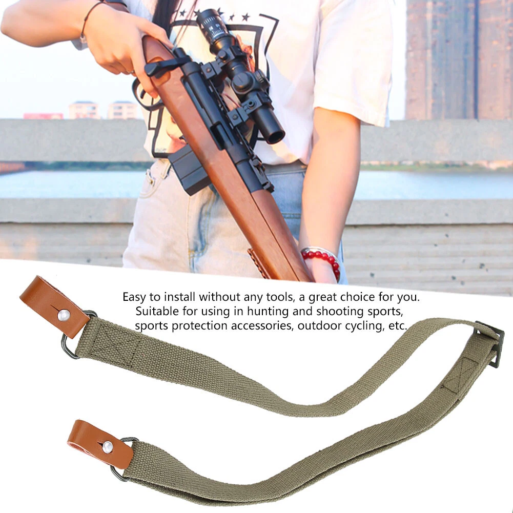 Outdoor Tactical Adjustable 2 Point Hunting Rifle Sling Gun Straps