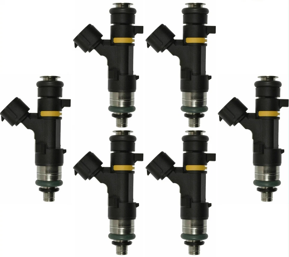 Inyectores de combustible 6 piezas FJ828 para Infiniti M35 3,5 L V6 2006 2007 2008 16600CD700 Foto 3 de 4