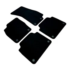 Car Floor Mats For Audi A8 Long Waterproof Black Velour Carpet Rugs Auto Liners