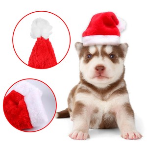 Détails Sur Fête Réglable Coiffure Chapeau De Noël Chapeau D Animal Père Noël Chien Chat