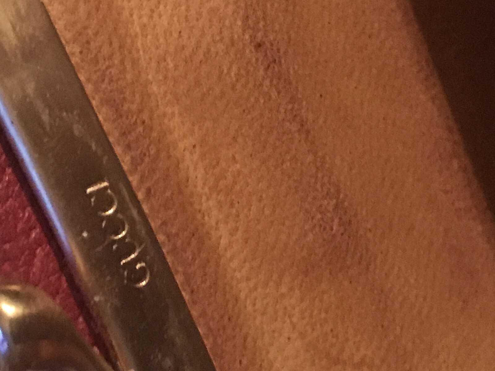 Authentic Gucci Small Article Wallet  Leather Red - image 6