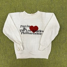 Vintage sweatshirt baby kids size 4 Andre Previn Philharmonics
