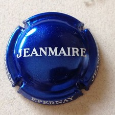 Capsule de champagne JEANMAIRE (9. bleu vif métallisé et blanc)