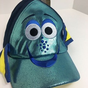 Disney Finding Dory Fish Baseball Hat Cap Blue Toddler Kids Children Shiny New