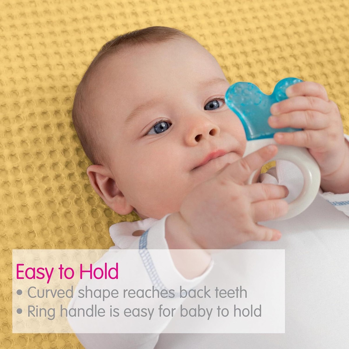 MAM Baby Toys, Teething Toys, Mini Cooler Teether with Clip, Baby Teething  Toy