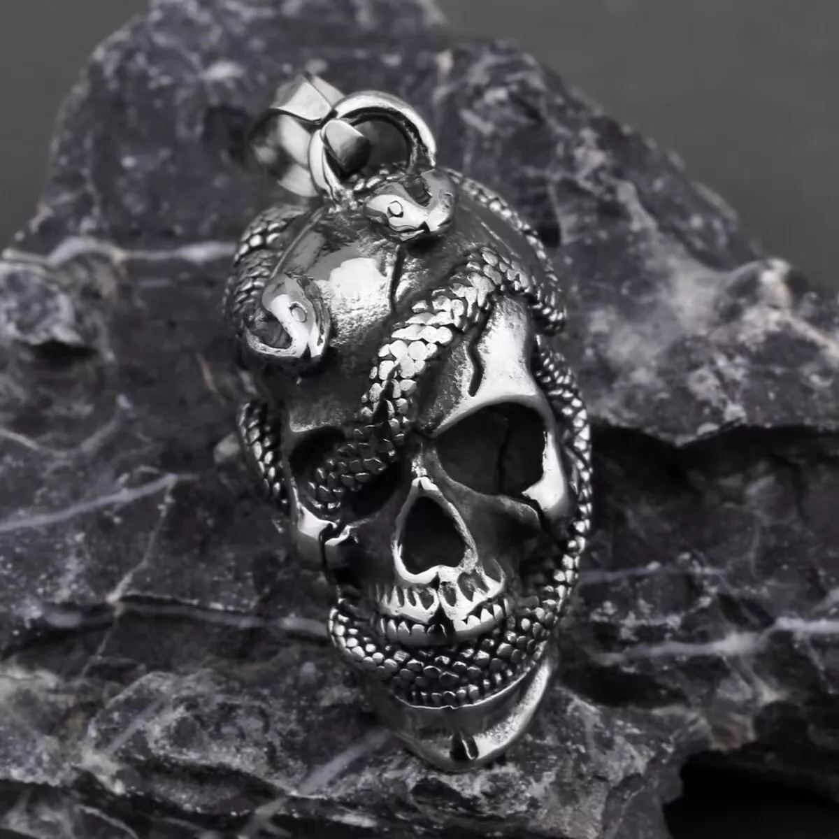 Snake skull sale necklace