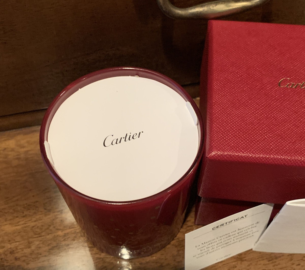 キャンドル Cartier Bougie Candle New in Box Cartier Bougie Parfumée Scented Candle 6.5oz