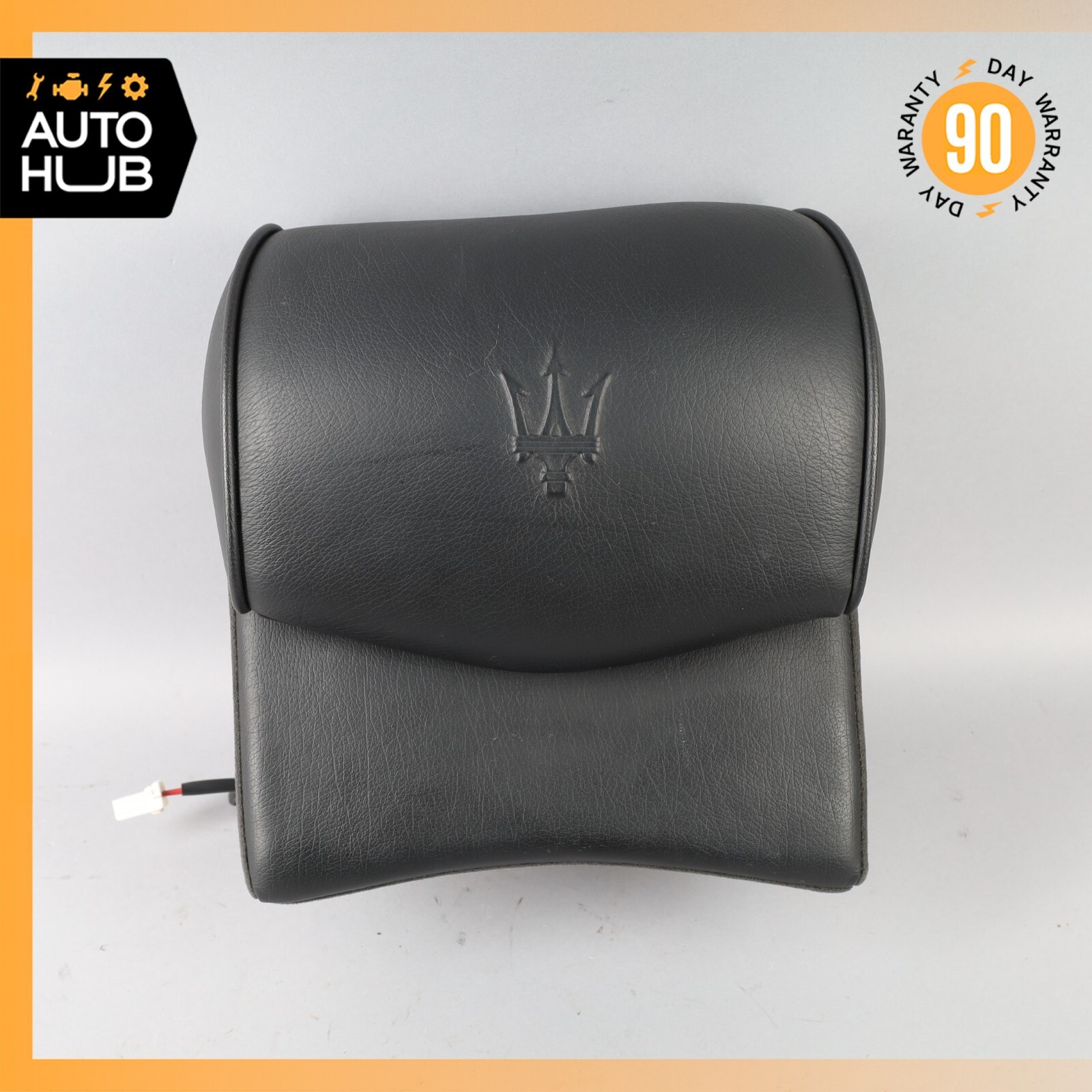 03-13 Maserati Quattroporte M139 Rear Center Seat Headrest Black OEM