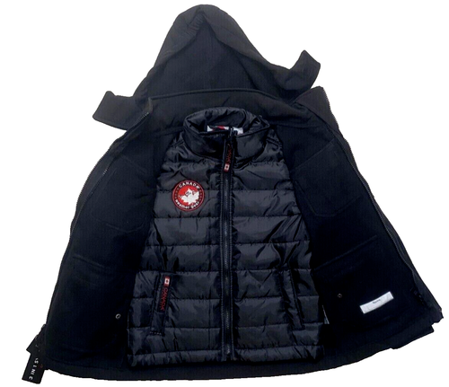 Canada Weather Gear Boys Size 7 Black 3-in-1 Insulated Winter Coat Jacket NWT - Picture 3 of 12