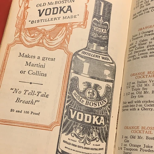 VTg Old Mr. Boston Deluxe Official Bartender’s Guide Book by Leo Cotton 1955 - Picture 7 of 7