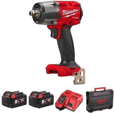 Milwaukee M18 FMTIW2F12-502X 18V FUEL Brushless 1/2'' Impact Wrench with 2x 5.0Ah