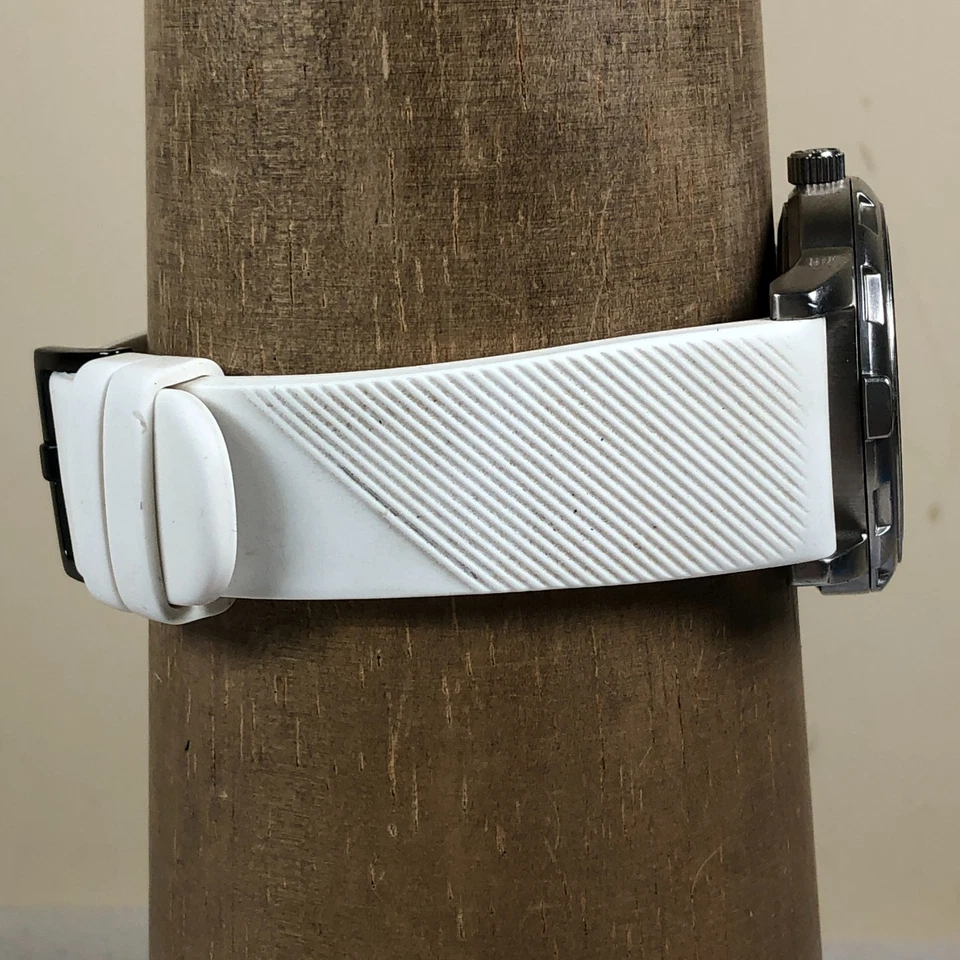 Мужские кварцевые аналоговые часы Columbia CL-7007 Sport Date белый силиконовый ремешок 38 мм 7 дюймов - Изображение 3 из 4