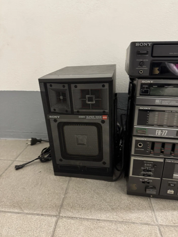 Sistema stereo compatto vintage Sony FH-77 Foto 4 de 4