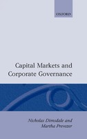 Dimsdale | Capital Markets And Corporate Governance | Buch | Englisch (2001)
