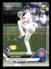 2025 Topps Now Rookie Cup Cade Horton #RC-10 Chicago Cubs