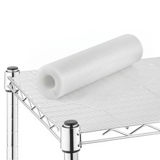 16X197 Inch Shelf Liners for Wire Shelves Clear 197"W x 16"L, Transparent