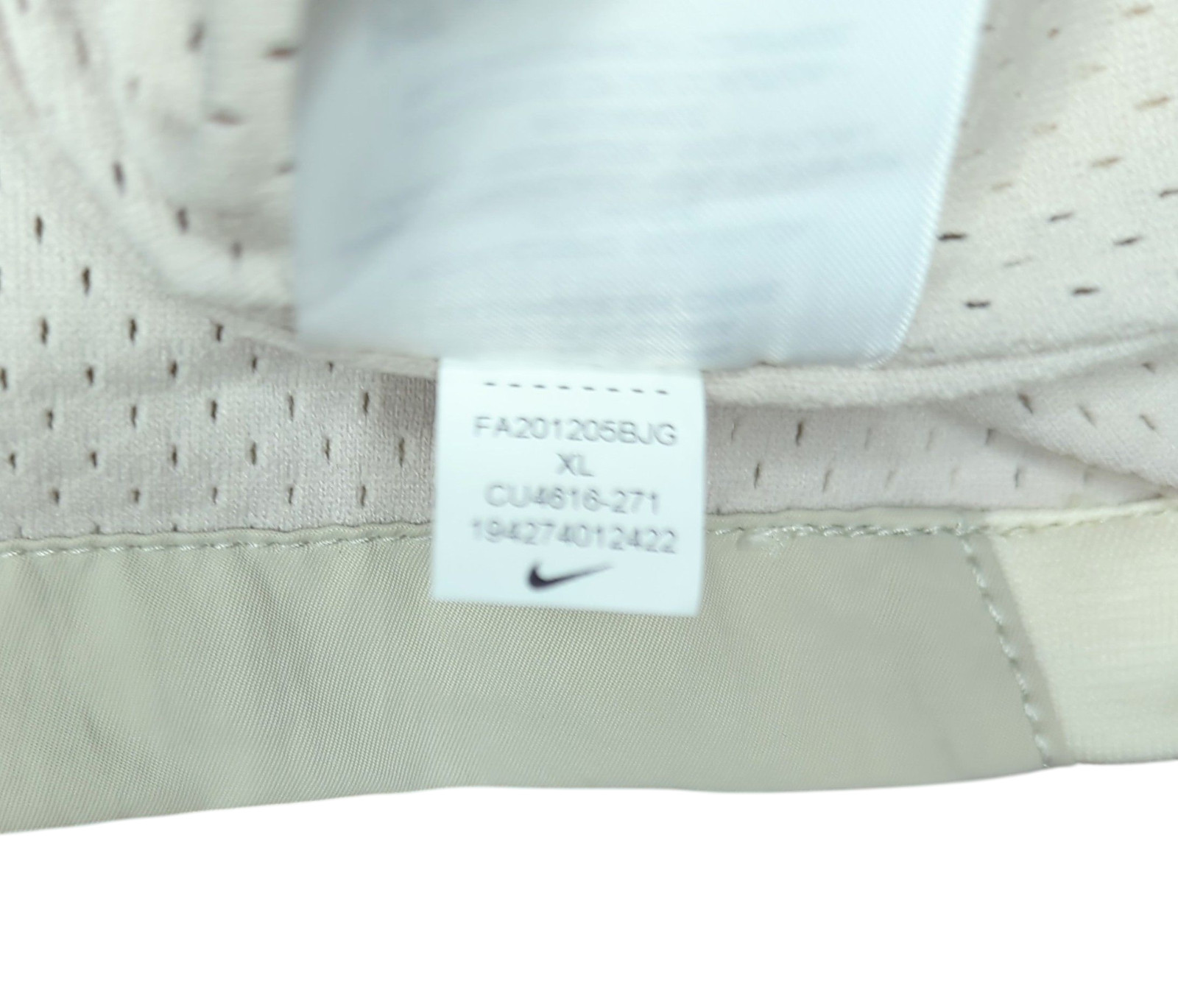 NIKE Air Fear Of God Shooting Shirt Jacket Snap Button Mens XL Beige NEW $150 thumbnail 18